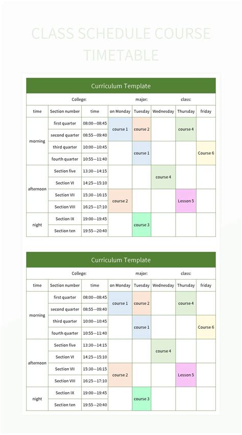class schedule and quota|Course Schedule .
